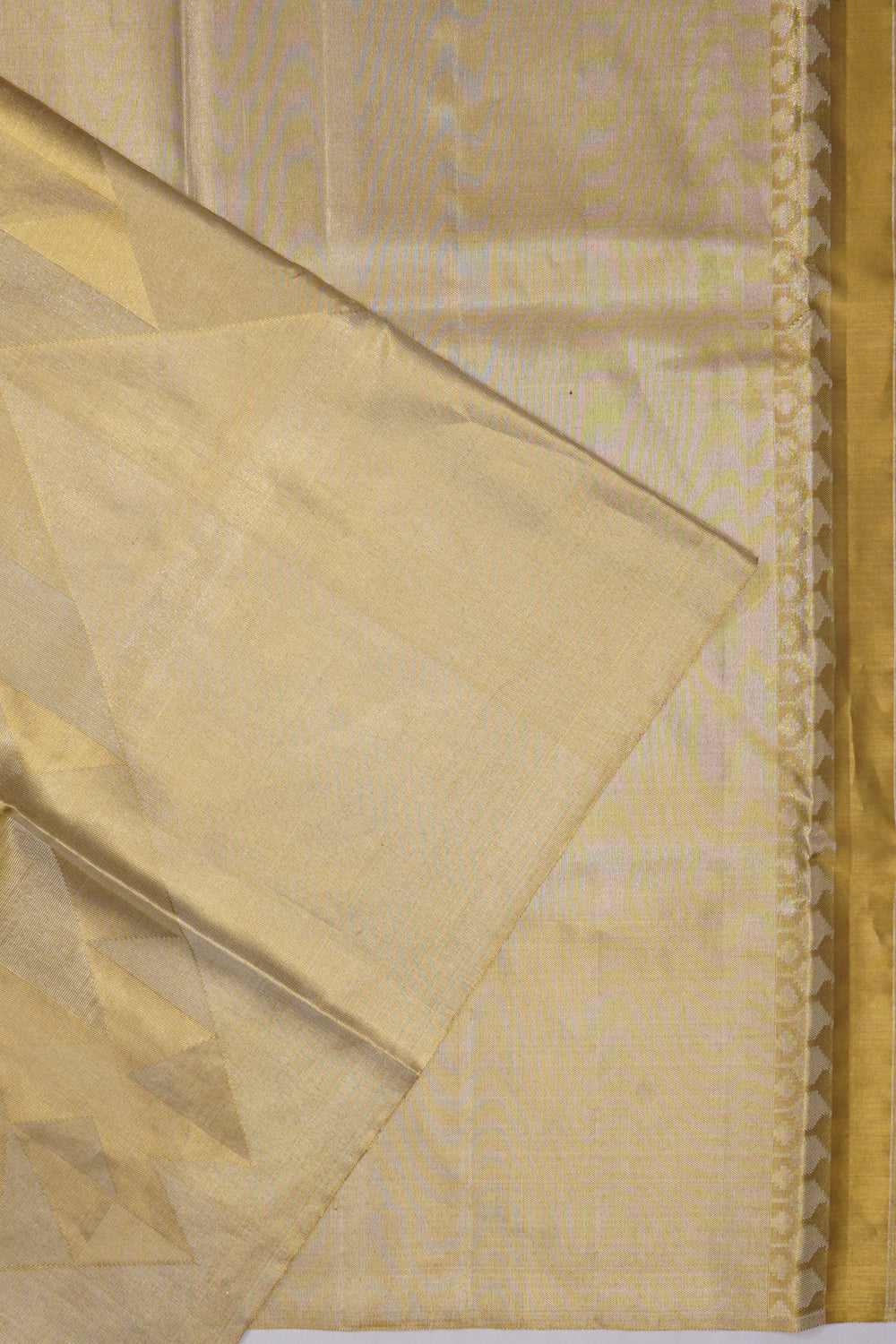 Kanchipuram Silk Tissue Gold Saree