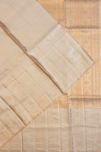 Kanchipuram Silk Tissue Gold Saree