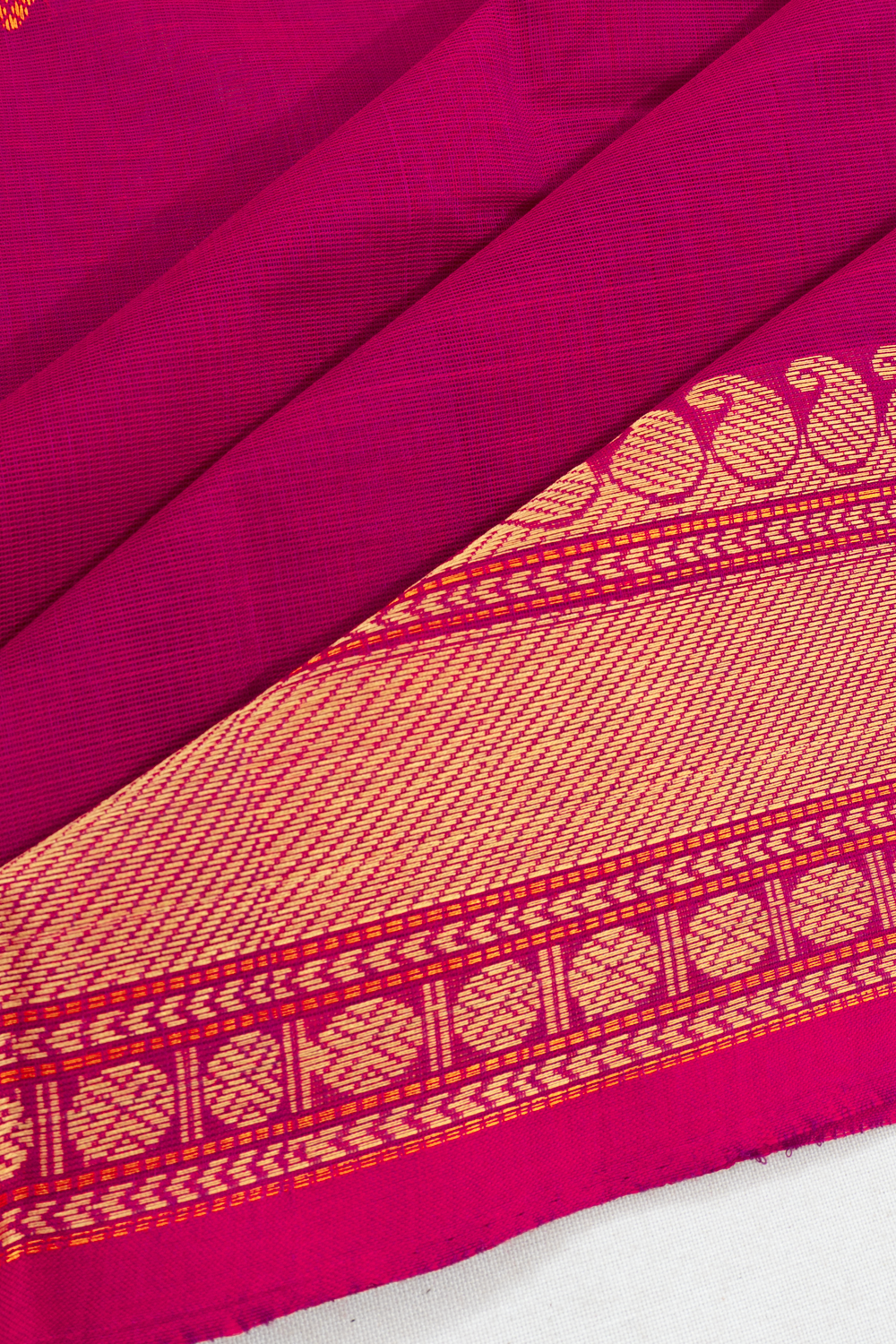 Chettinad Cotton Butta Pink Saree