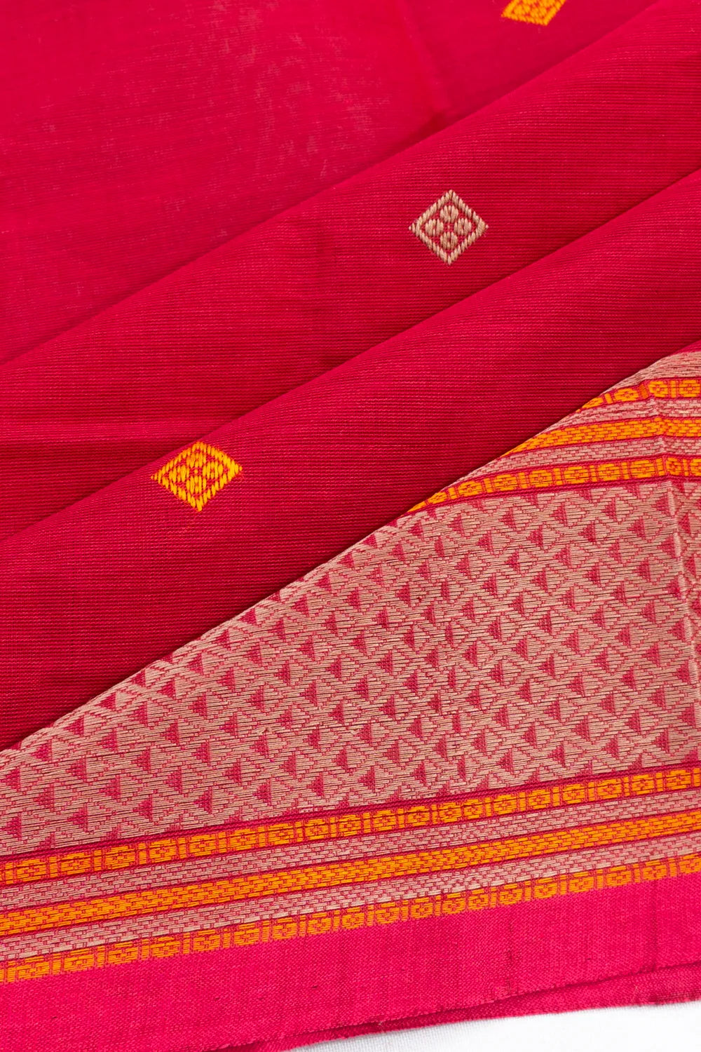 Chettinad Cotton Butta Rani Pink Saree