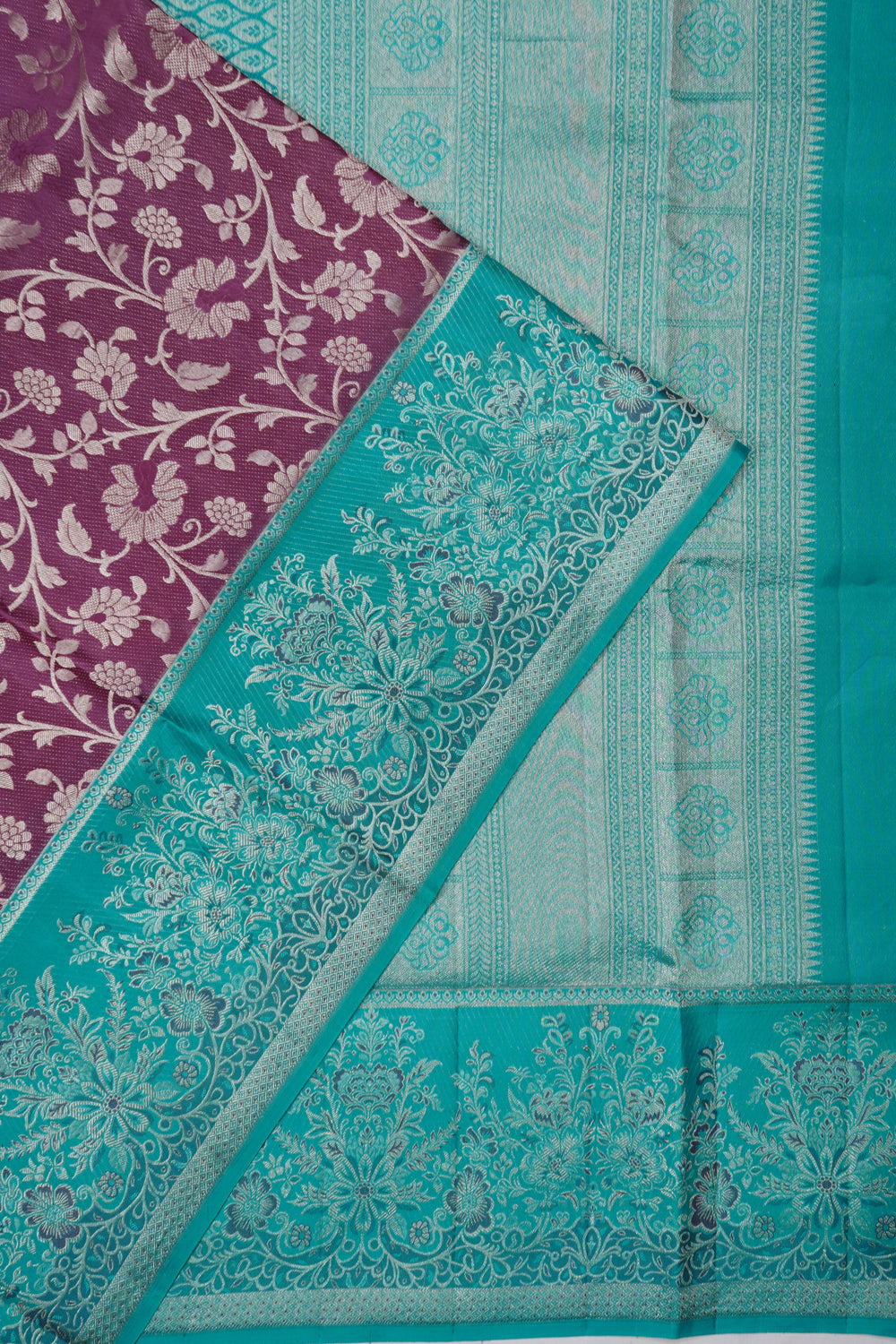 Taranga Kanchi Silk Brocade Lilac Saree