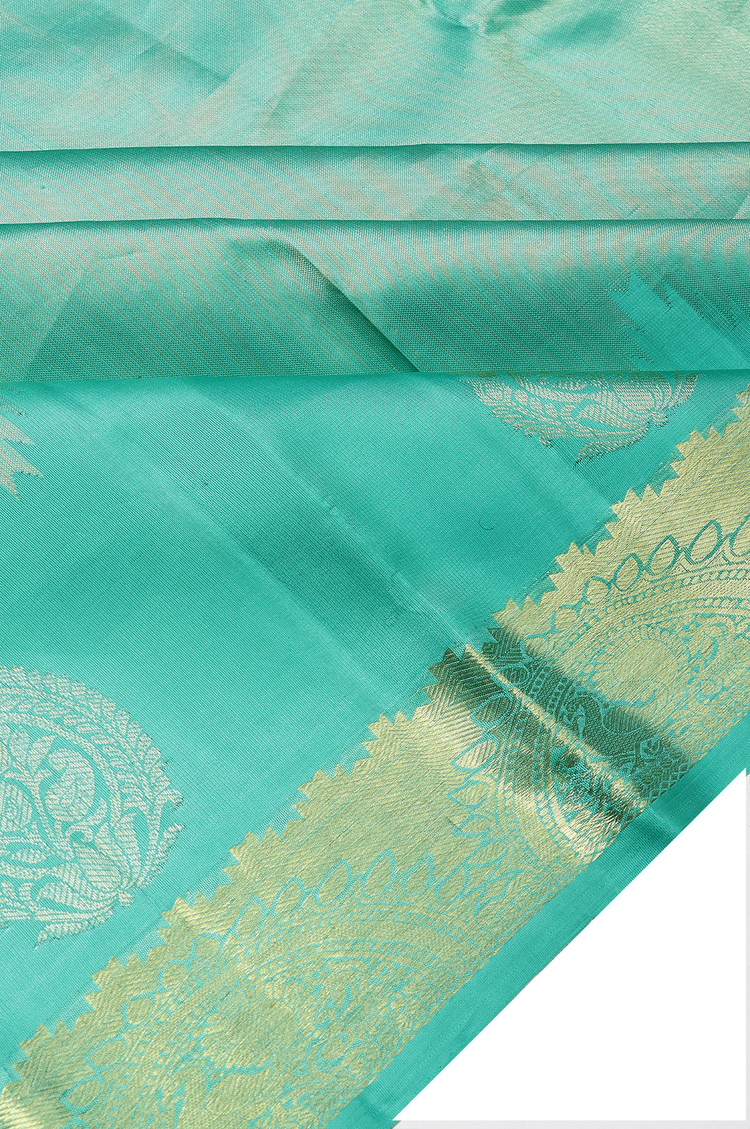 Taranga Kanchi Silk Tissue Sea Blue Saree
