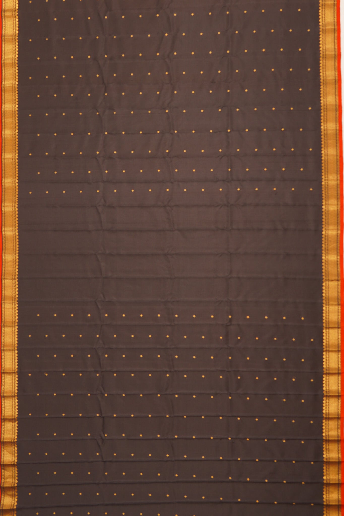 Kanchipuram Silk Butta Black Saree