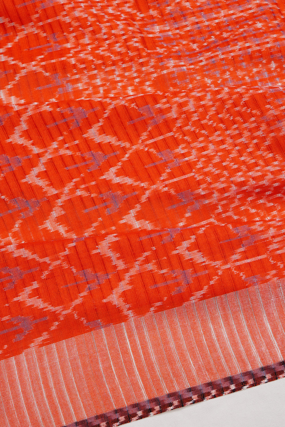 Pochampally Silk Ikat Red Saree