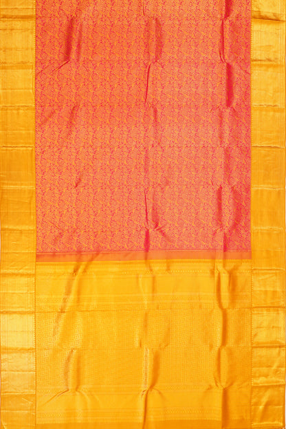 Taranga Kanchi Silk Brocade Pink Saree