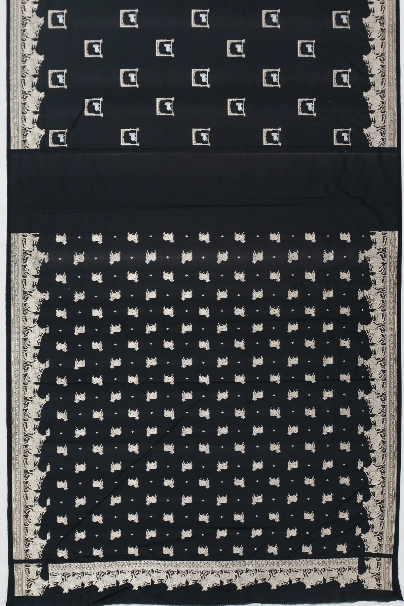 Organza Butta Black Saree