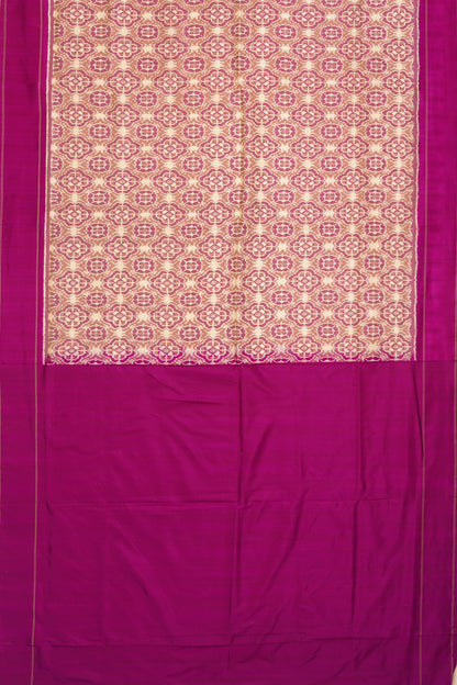 Pochampally Silk Ikat Snuff Saree