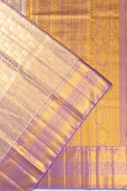 Taranga Kanchi Silk Tissue Brocade Lavender Saree