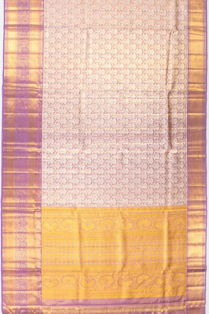 Taranga Kanchi Silk Tissue Brocade Lavender Saree