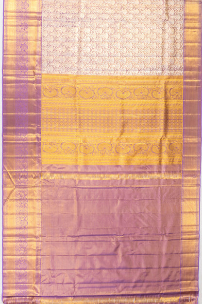 Taranga Kanchi Silk Tissue Brocade Lavender Saree