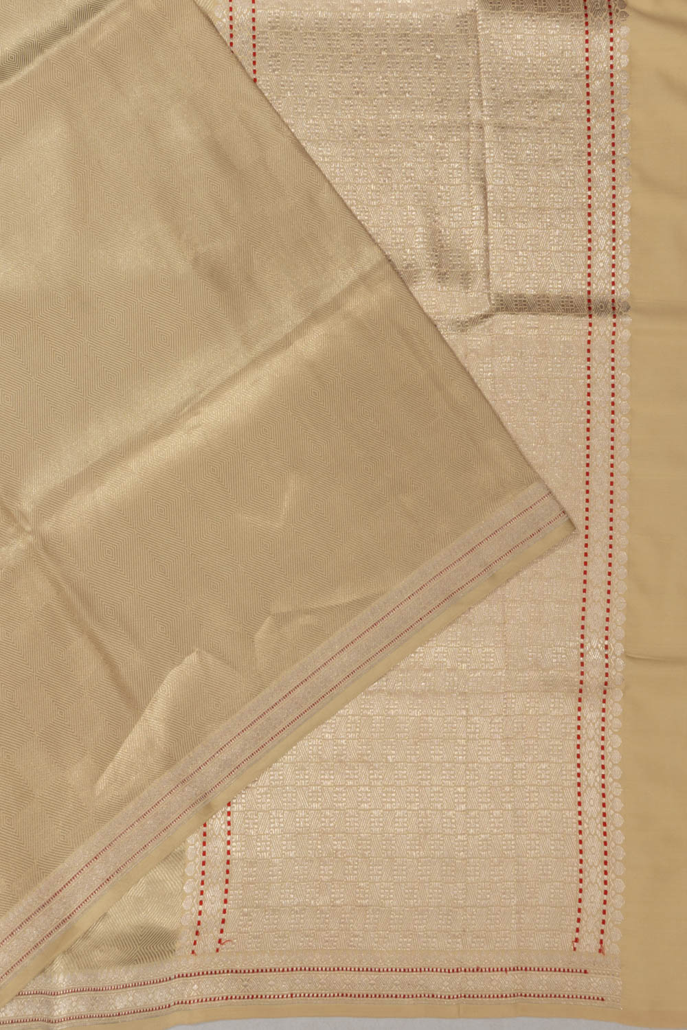 Banarasi Satin Brocade Gold Saree