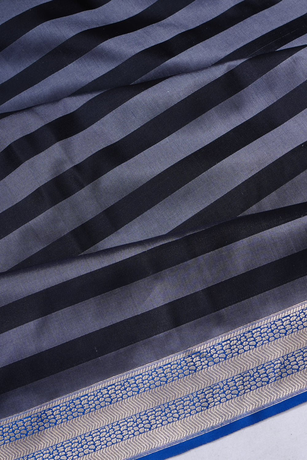 Banarasi Satin Silk Black Saree