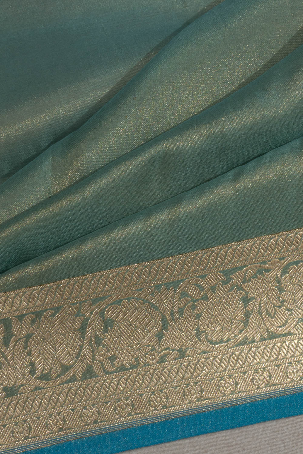 Banarasi Organza Tissue Sky Blue Saree