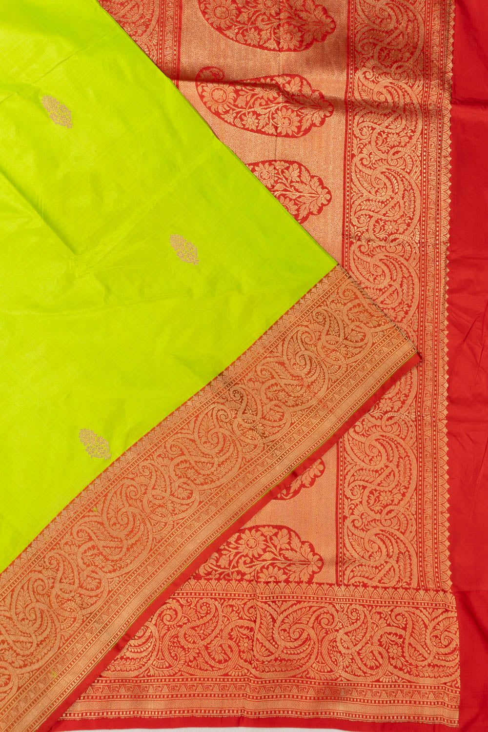 Banarasi Silk Butta Light Green Saree