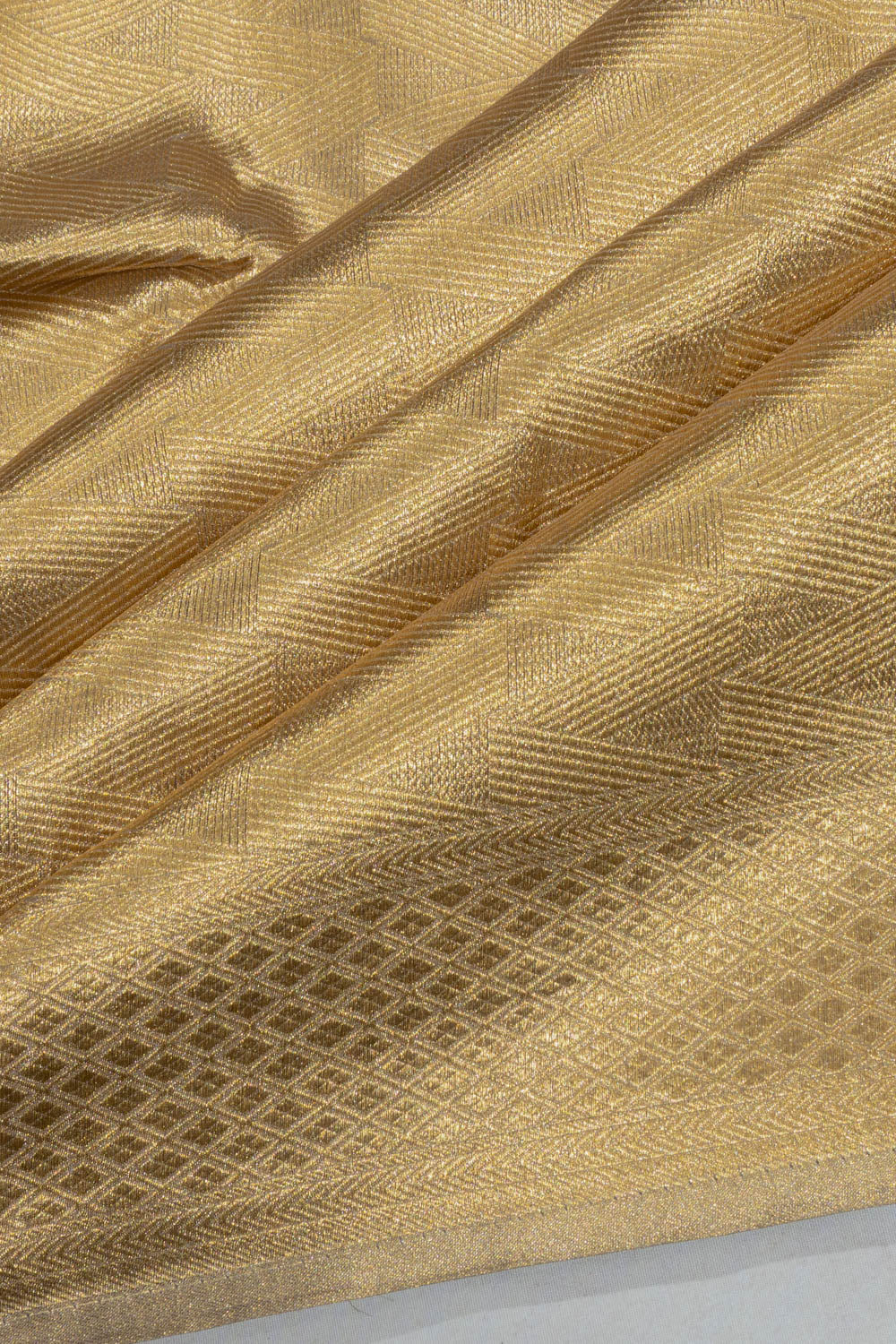 Banarasi Kora Organza Tissue Brocade Gold Saree