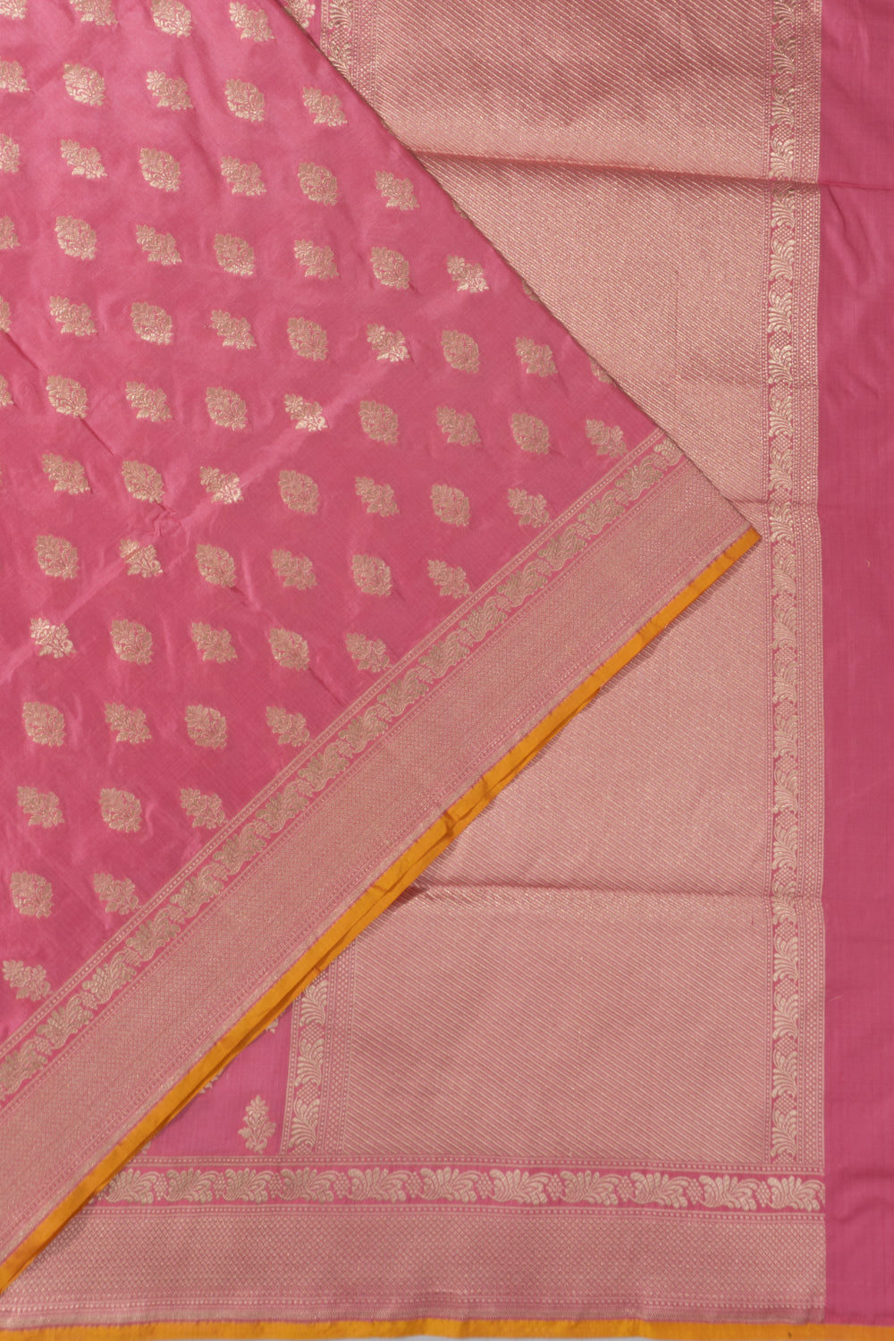 Banarasi Silk Butta Pink Saree
