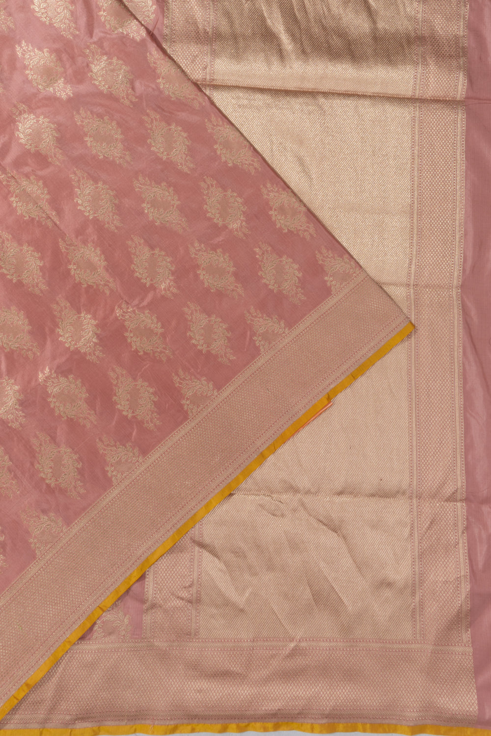 Banarasi Silk Brocade Pink Saree