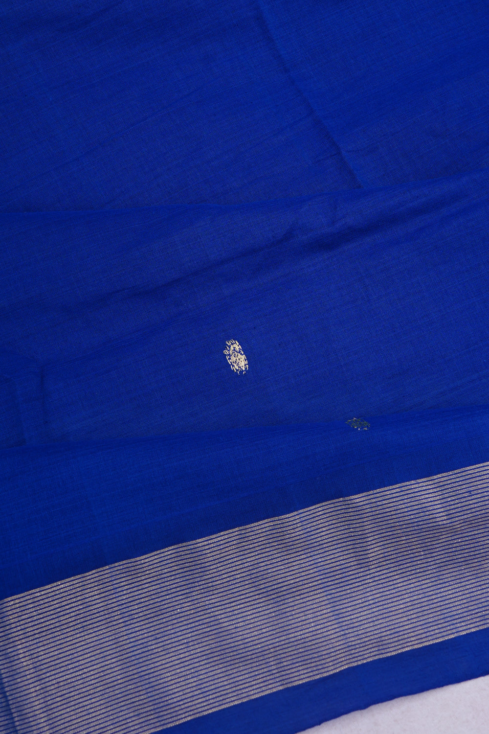 Paithani Cotton Butta Royal Blue Saree