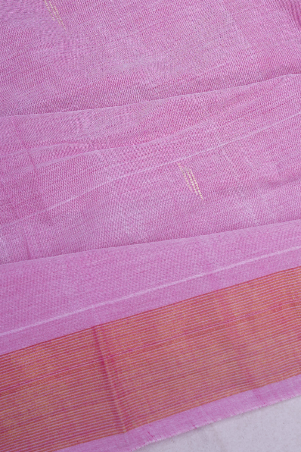 Paithani Cotton Butta Pink Saree