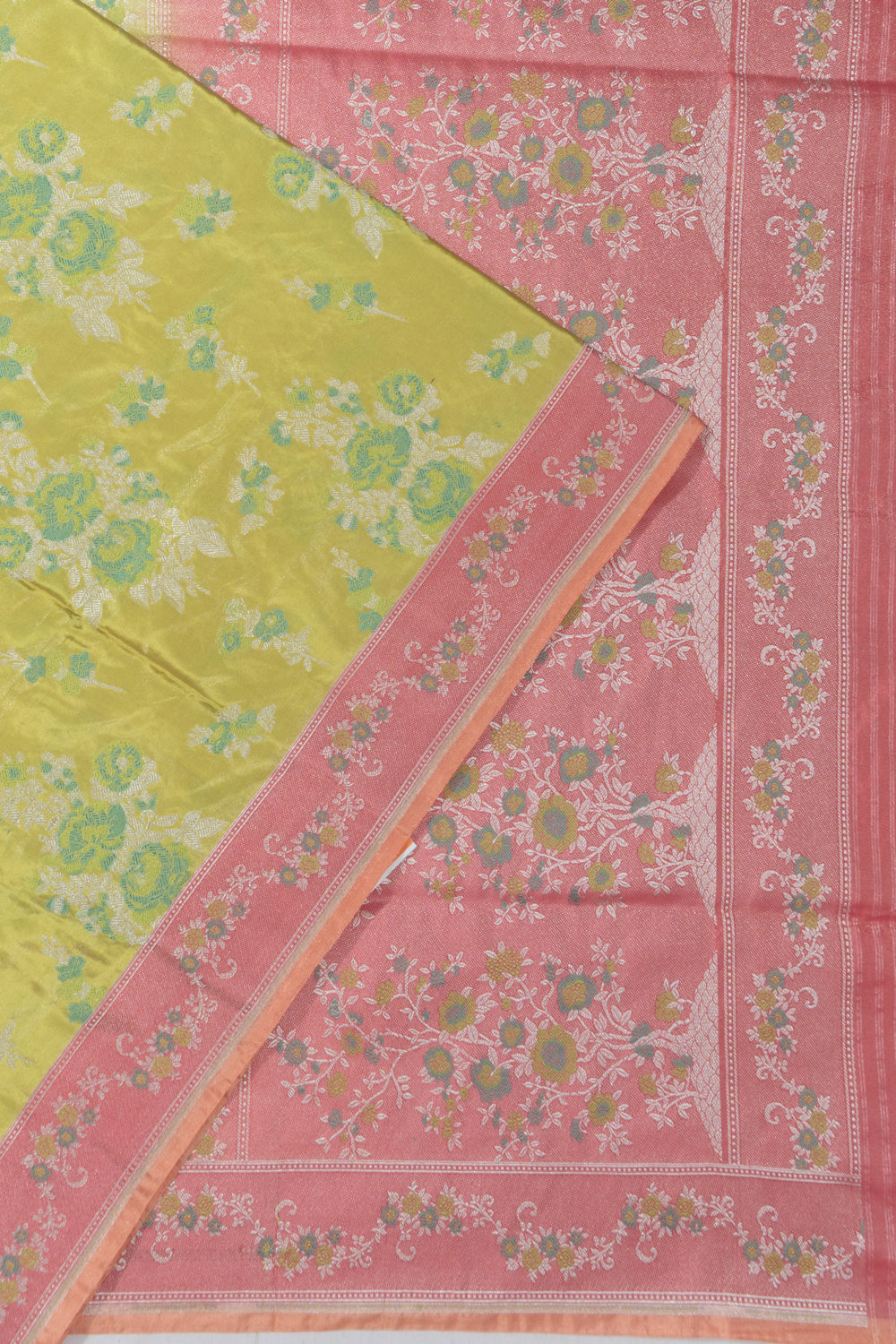 Banarasi Silk Brocade Green Saree