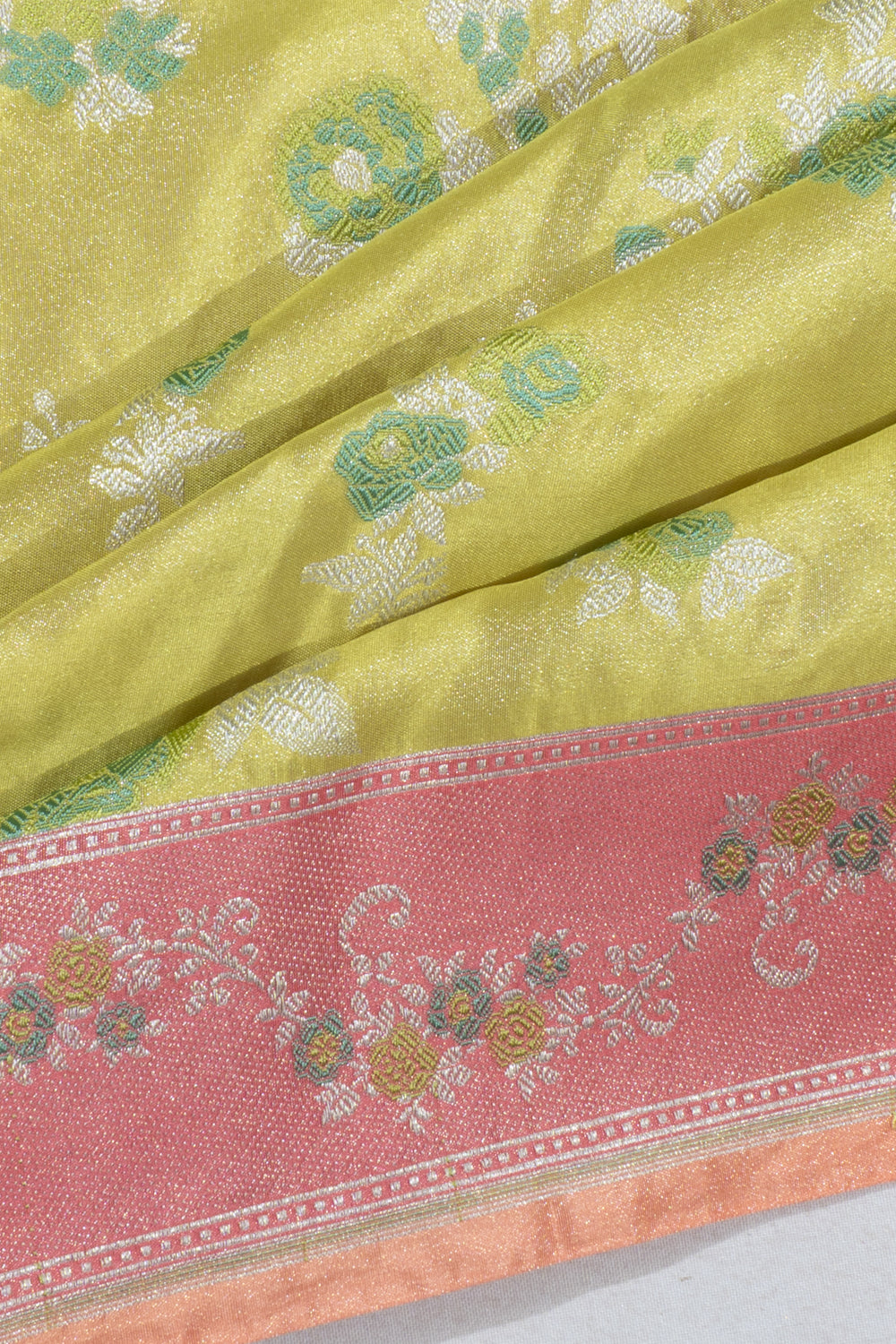 Banarasi Silk Brocade Green Saree