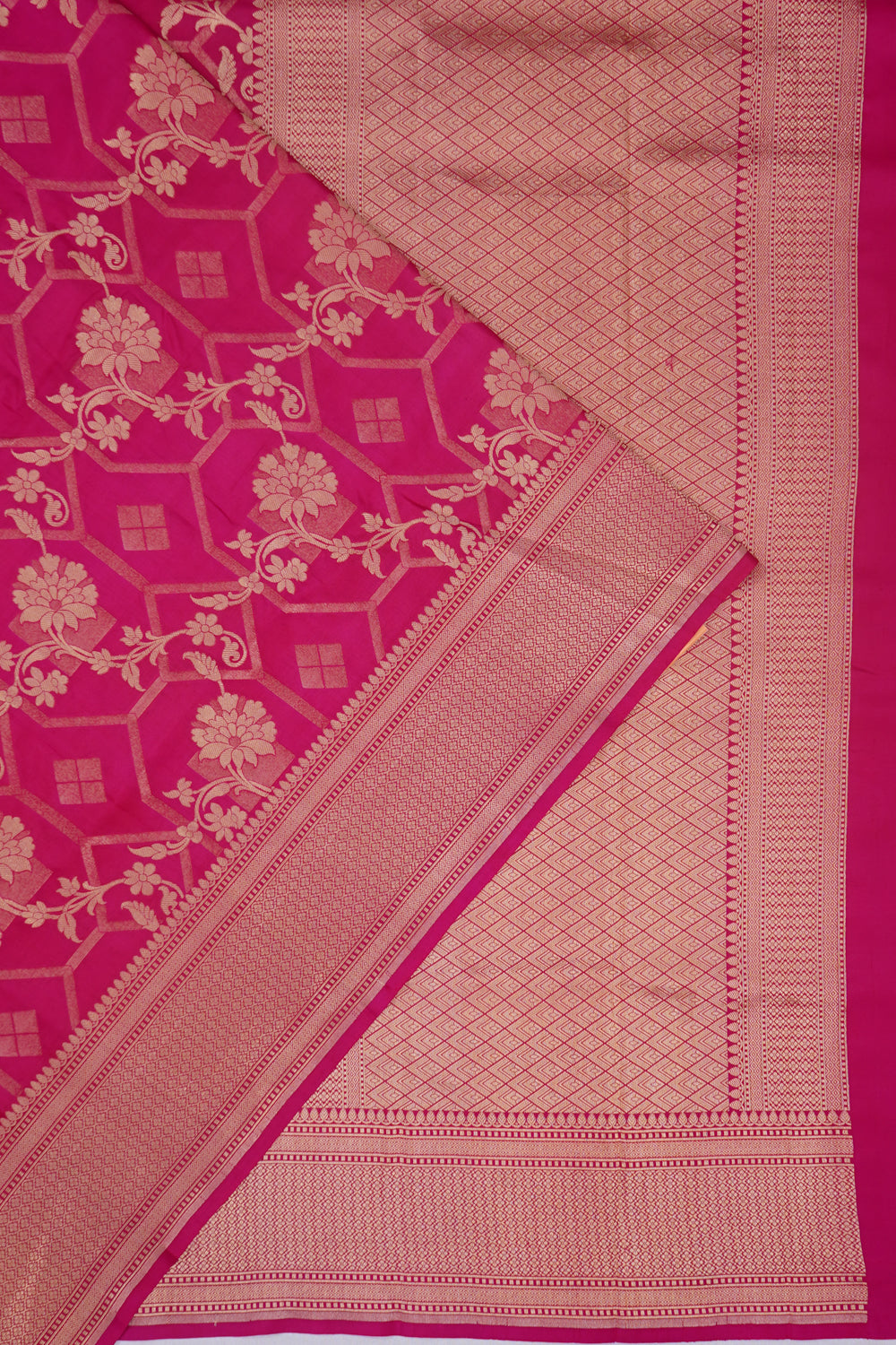 Banarasi Silk Jaal Purple Saree
