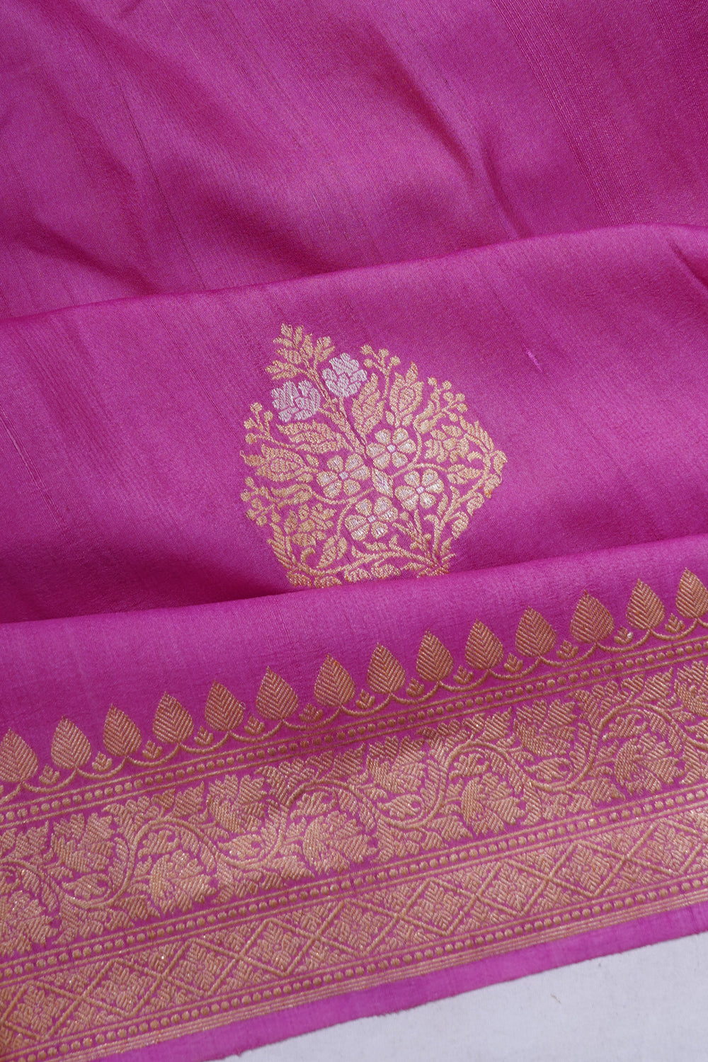 Banarasi Tussar Georgette Butta Lavender Saree
