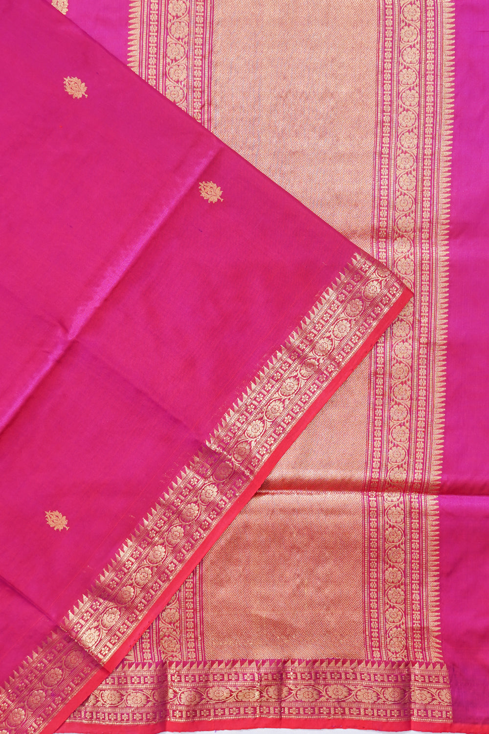 Banarasi Katan Silk Butta Purple Saree