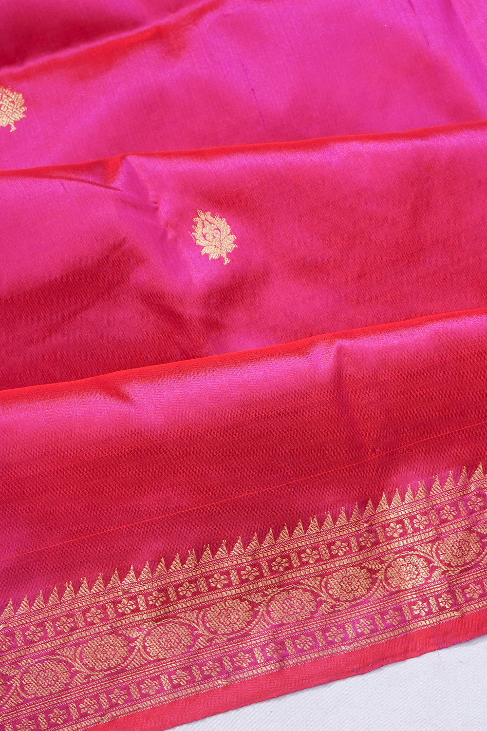 Banarasi Katan Silk Butta Purple Saree