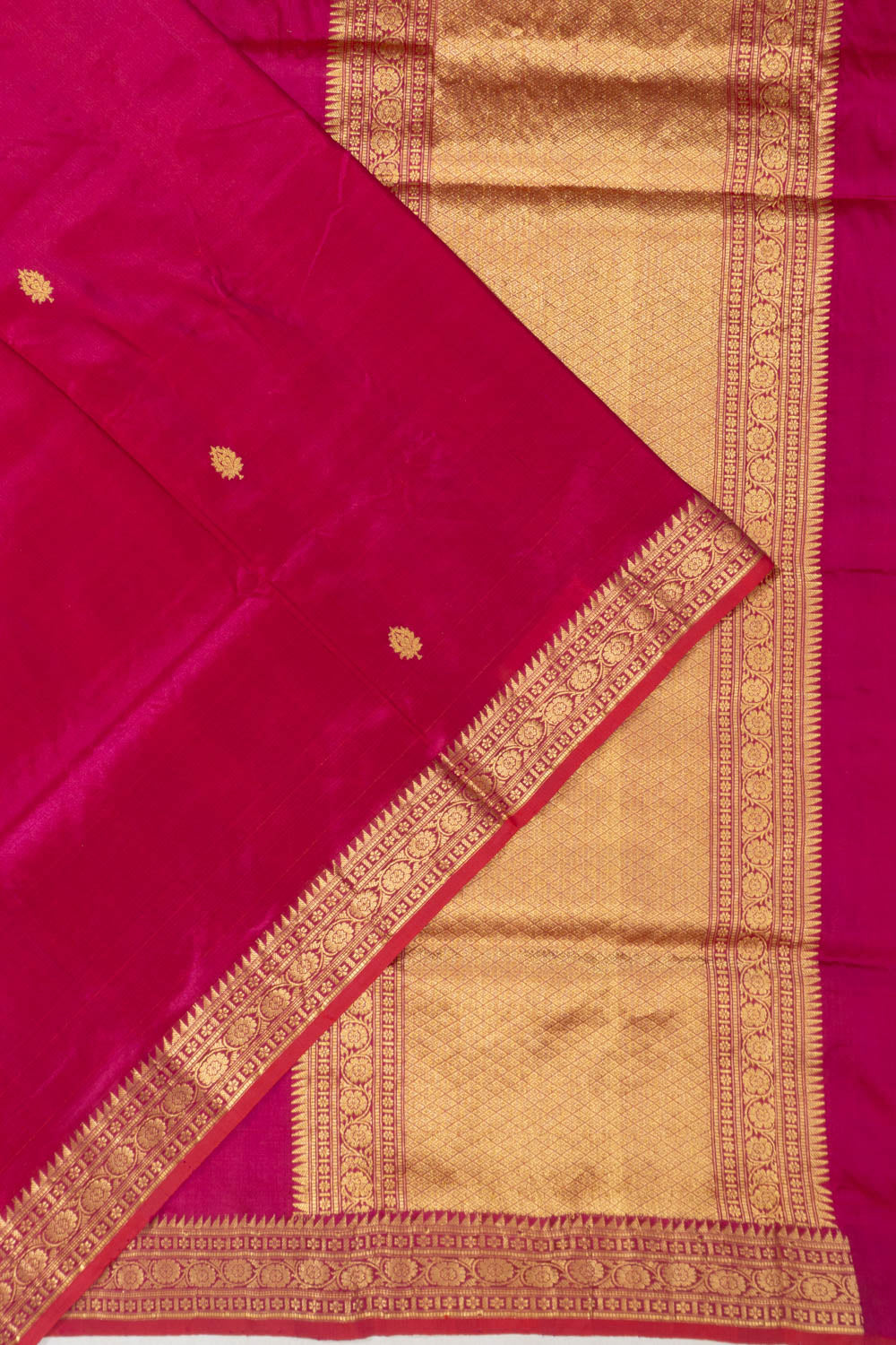 Banarasi Silk Butta Pink Saree