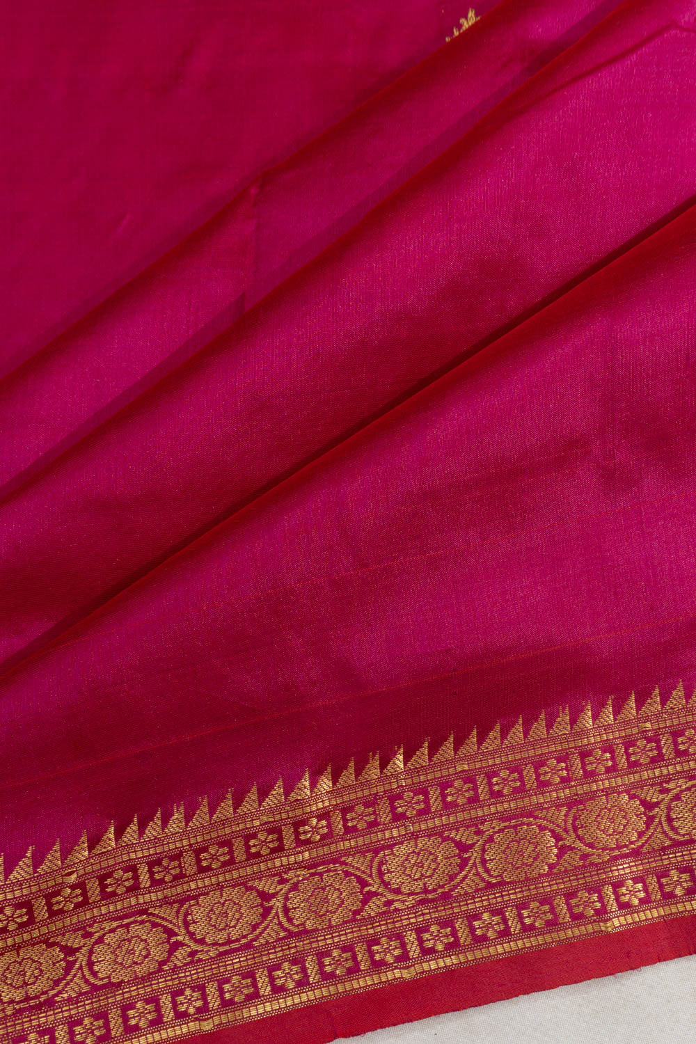 Banarasi Silk Butta Pink Saree