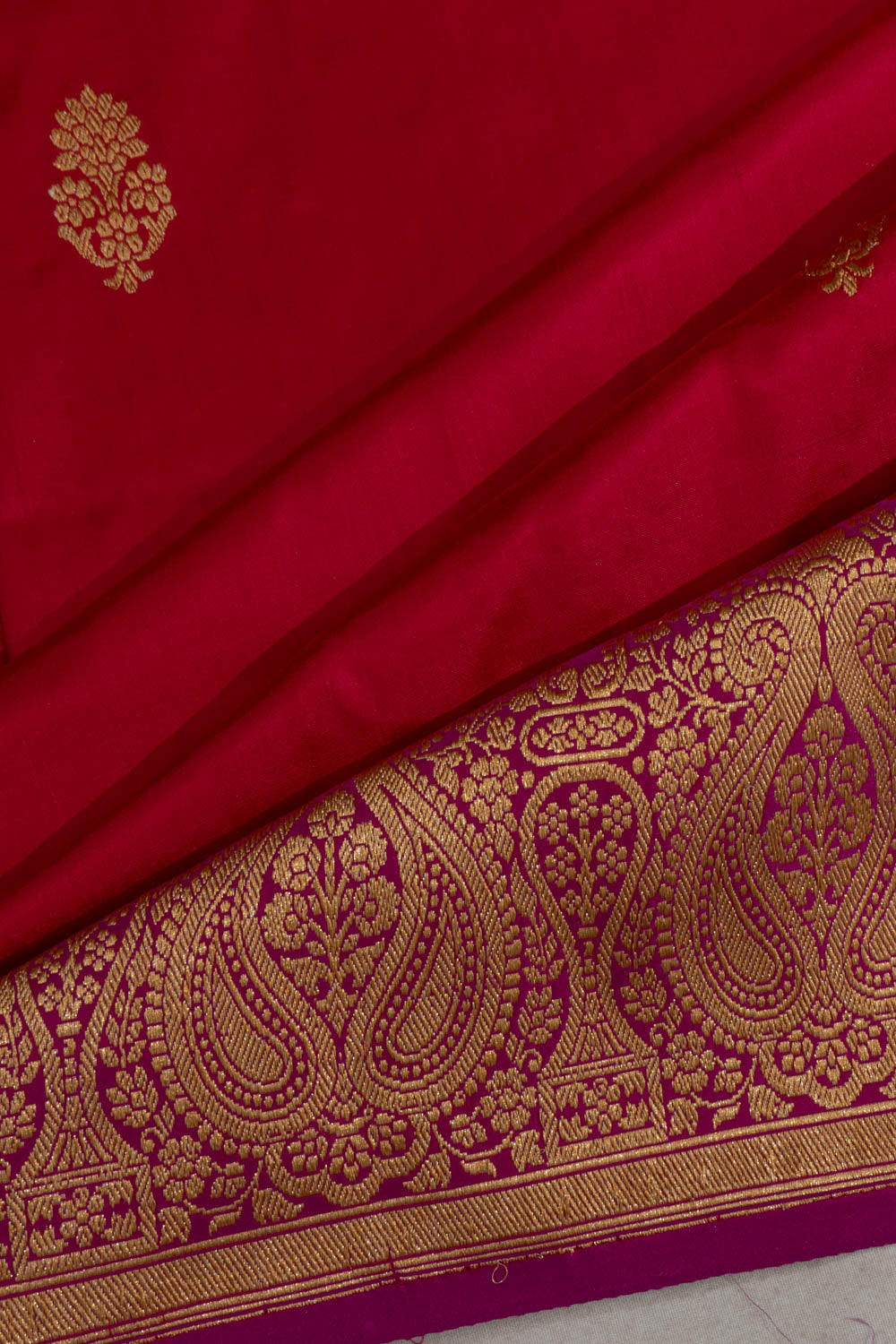 Banarasi Silk Butta Pink Saree