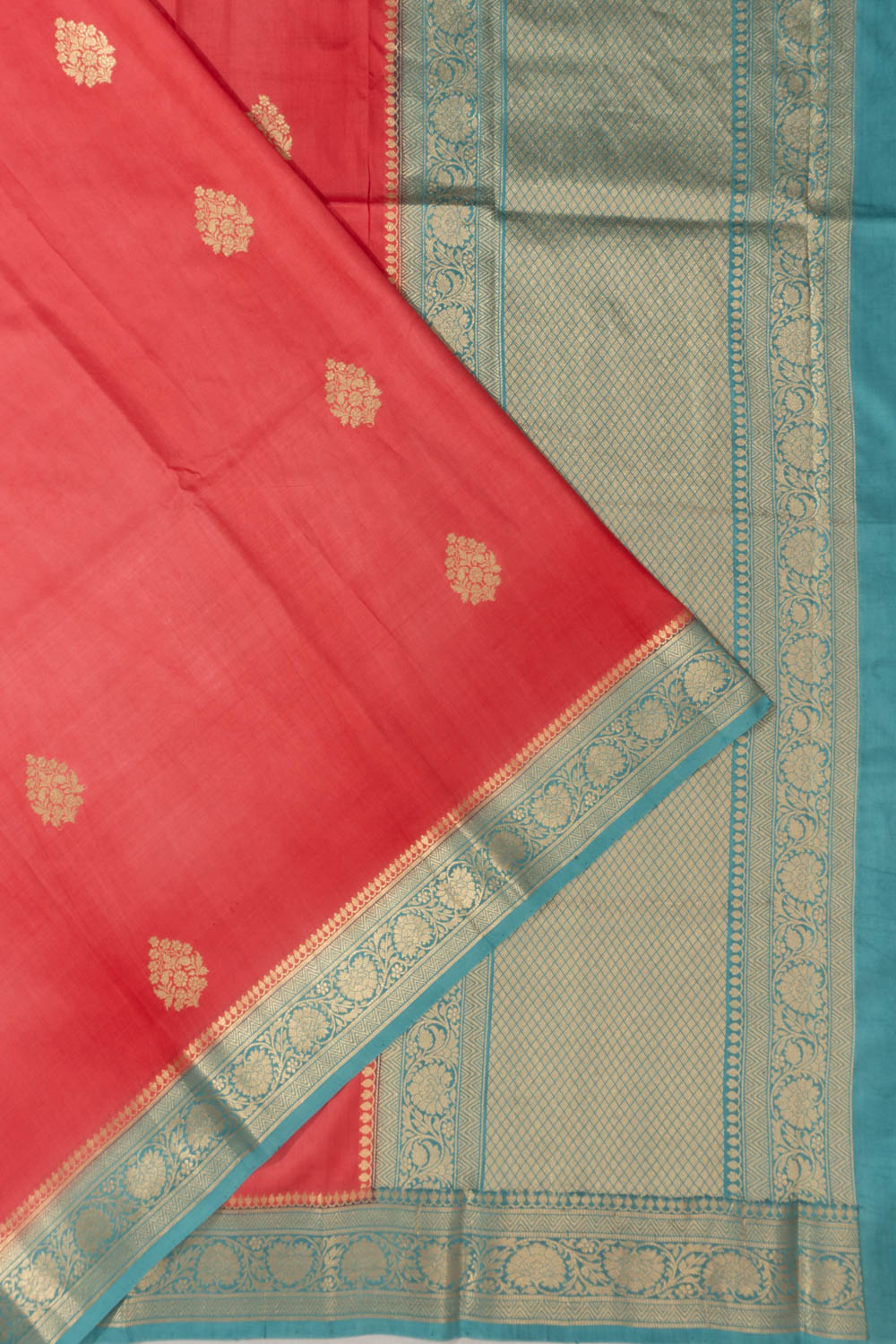 Banarasi Silk Butta Red Saree
