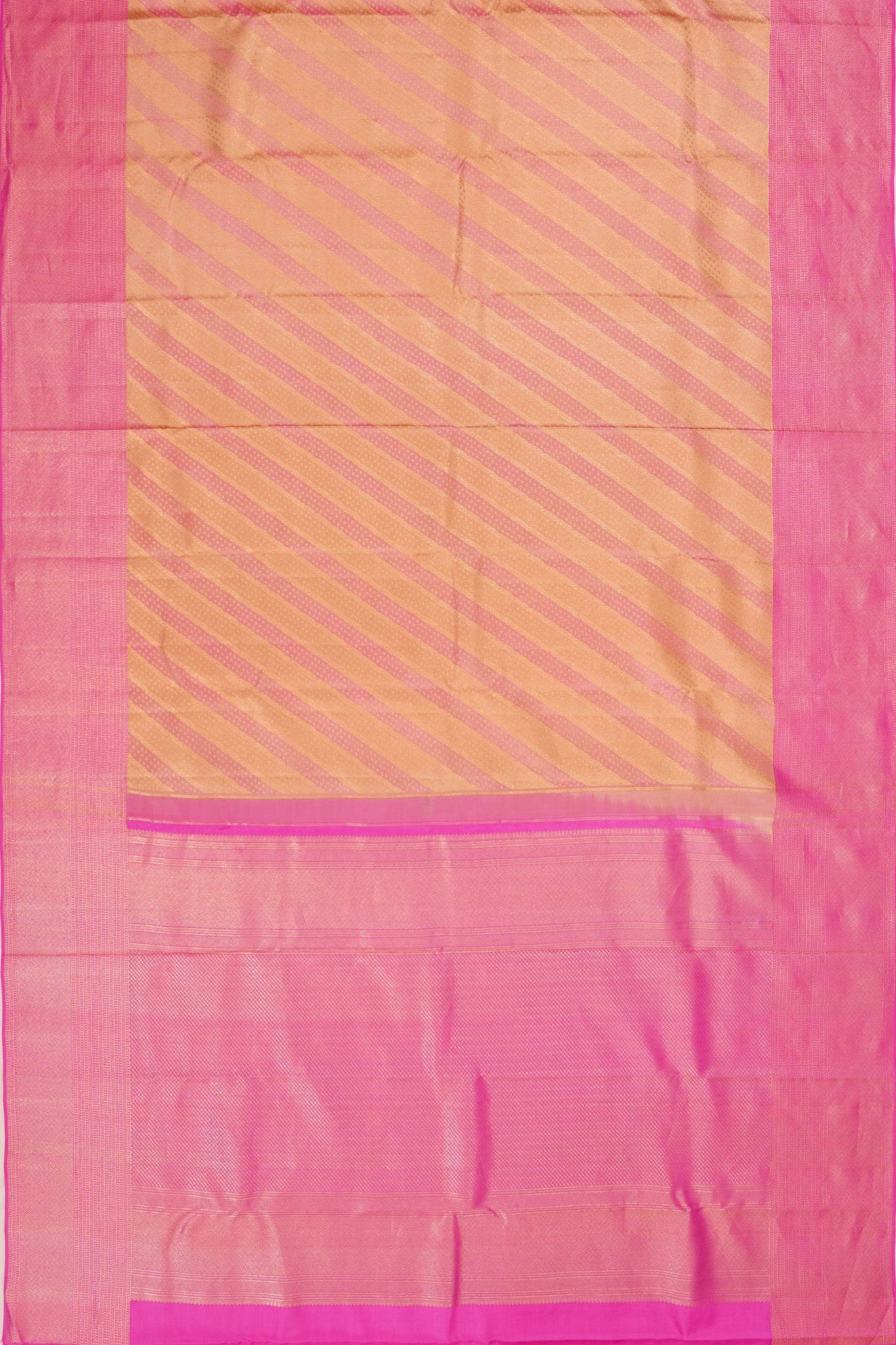 Taranga Kanchi Silk Tissue Brocade Gold Saree
