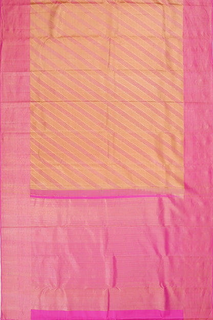 Taranga Kanchi Silk Tissue Brocade Gold Saree