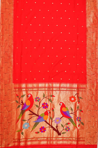 paithani-silk-butta-red-saree-with-triple-muniya-border-1215736124