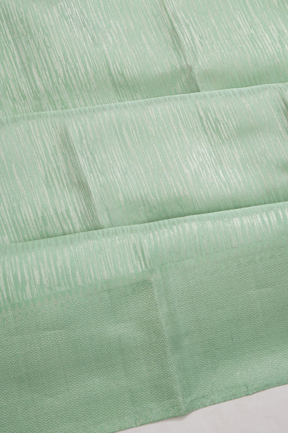 Kanchipuram Silk Brocade Pastel Green Saree