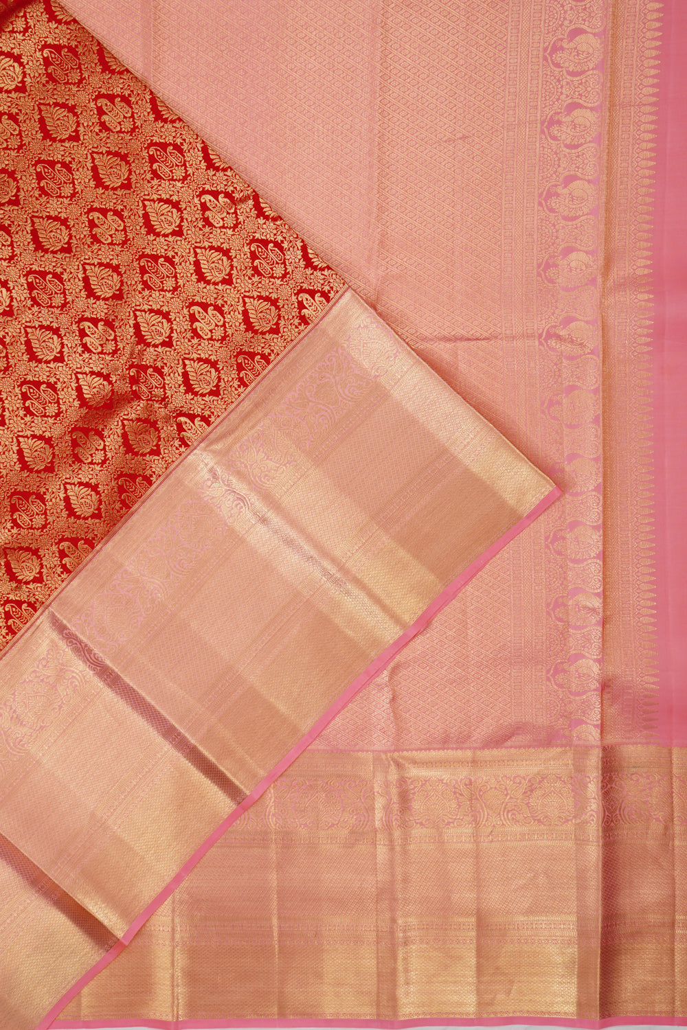 Taranga Kanchi Silk Brocade Maroon Saree