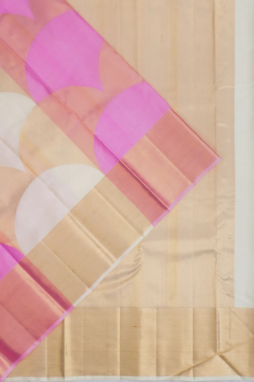 Kanchipuram Silk Geometrical Brocade Multicolour Saree