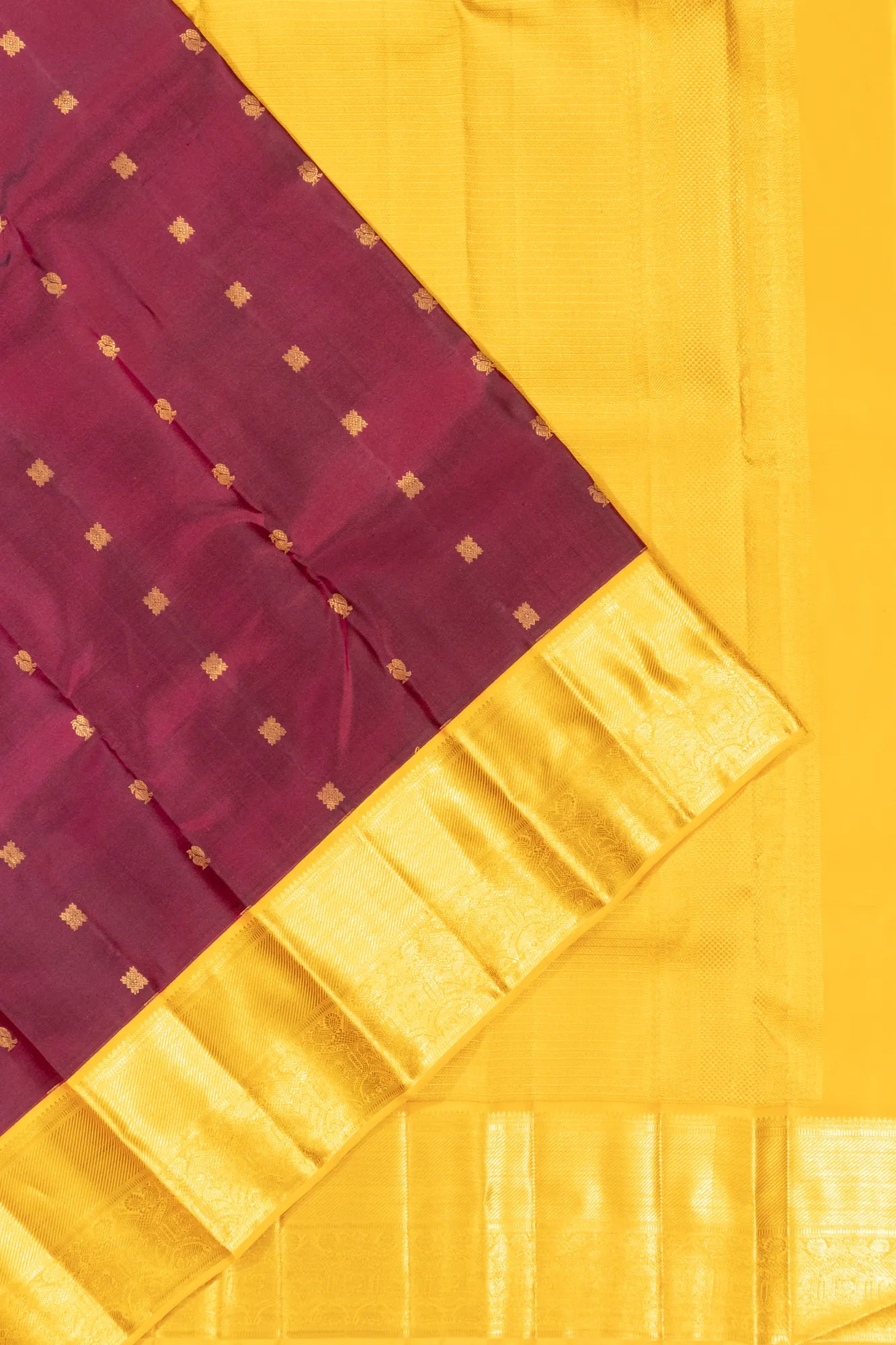 Classic Kanchipuram Silk Butta Purple Saree