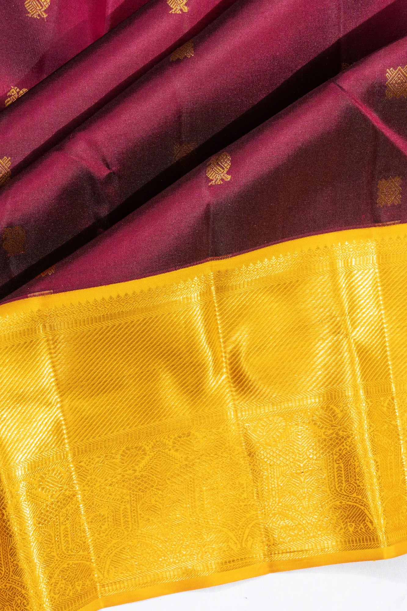 Classic Kanchipuram Silk Butta Purple Saree