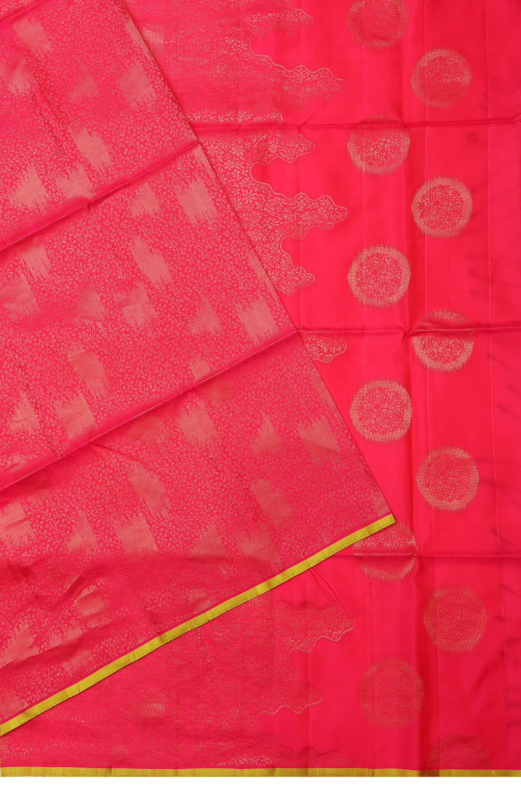 Coimbatore Silk Brocade Pink Saree