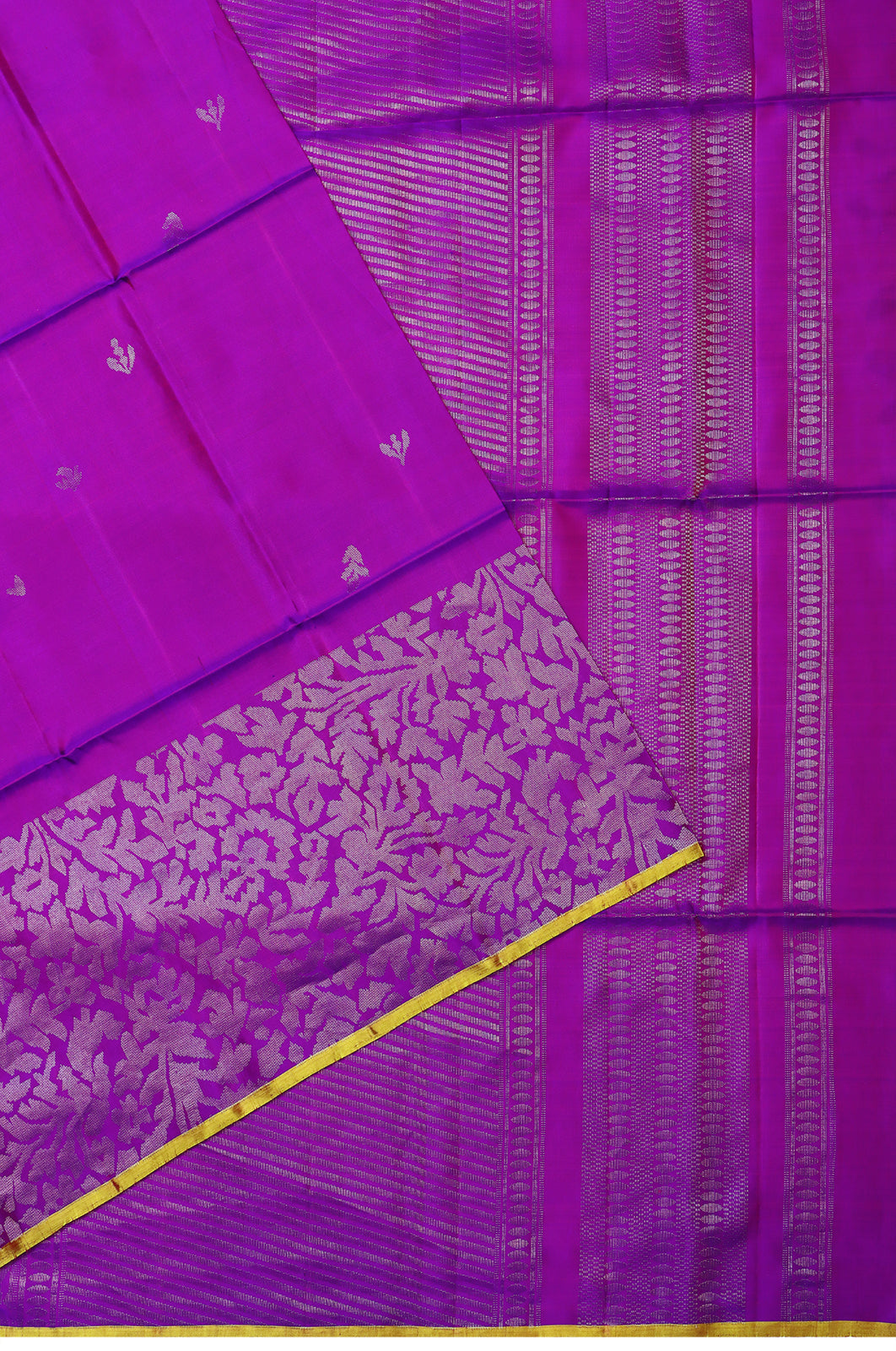 Coimbatore Silk Butta Purple Saree