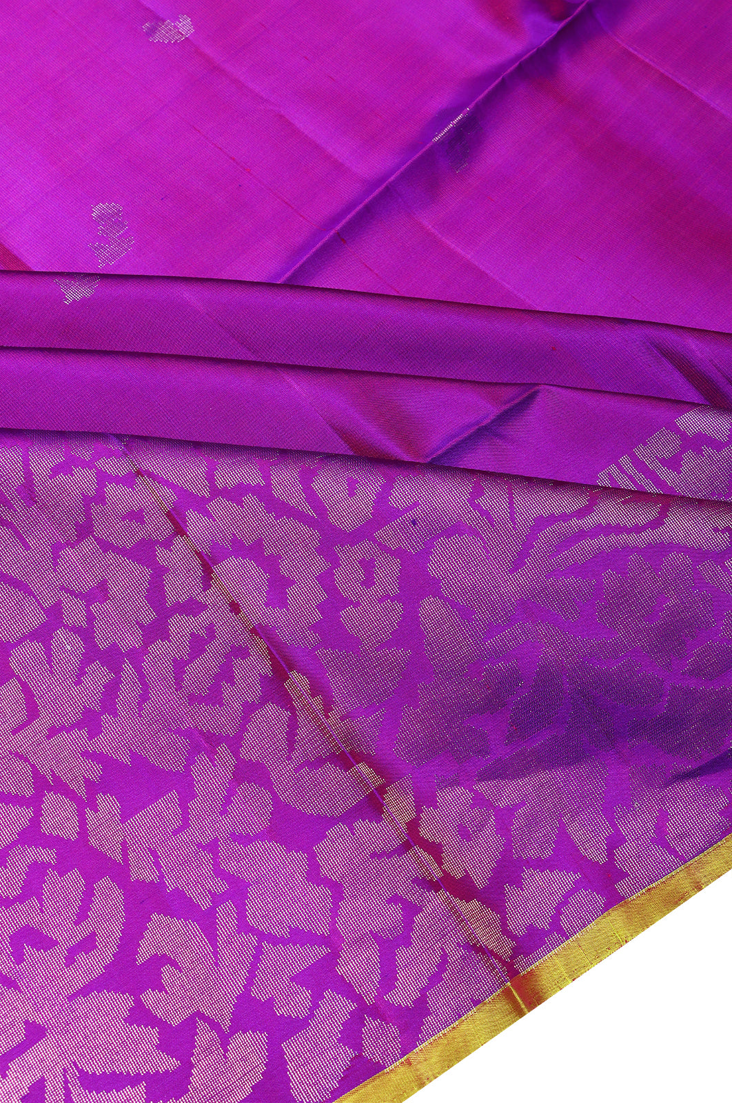 Coimbatore Silk Butta Purple Saree