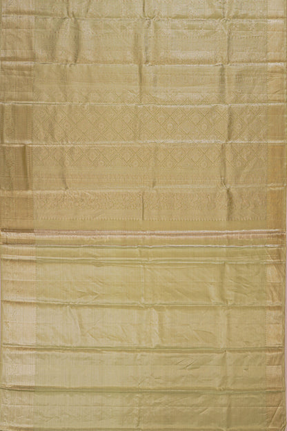 Taranga Kanchi Silk Tissue Brocade Pastel Green Saree