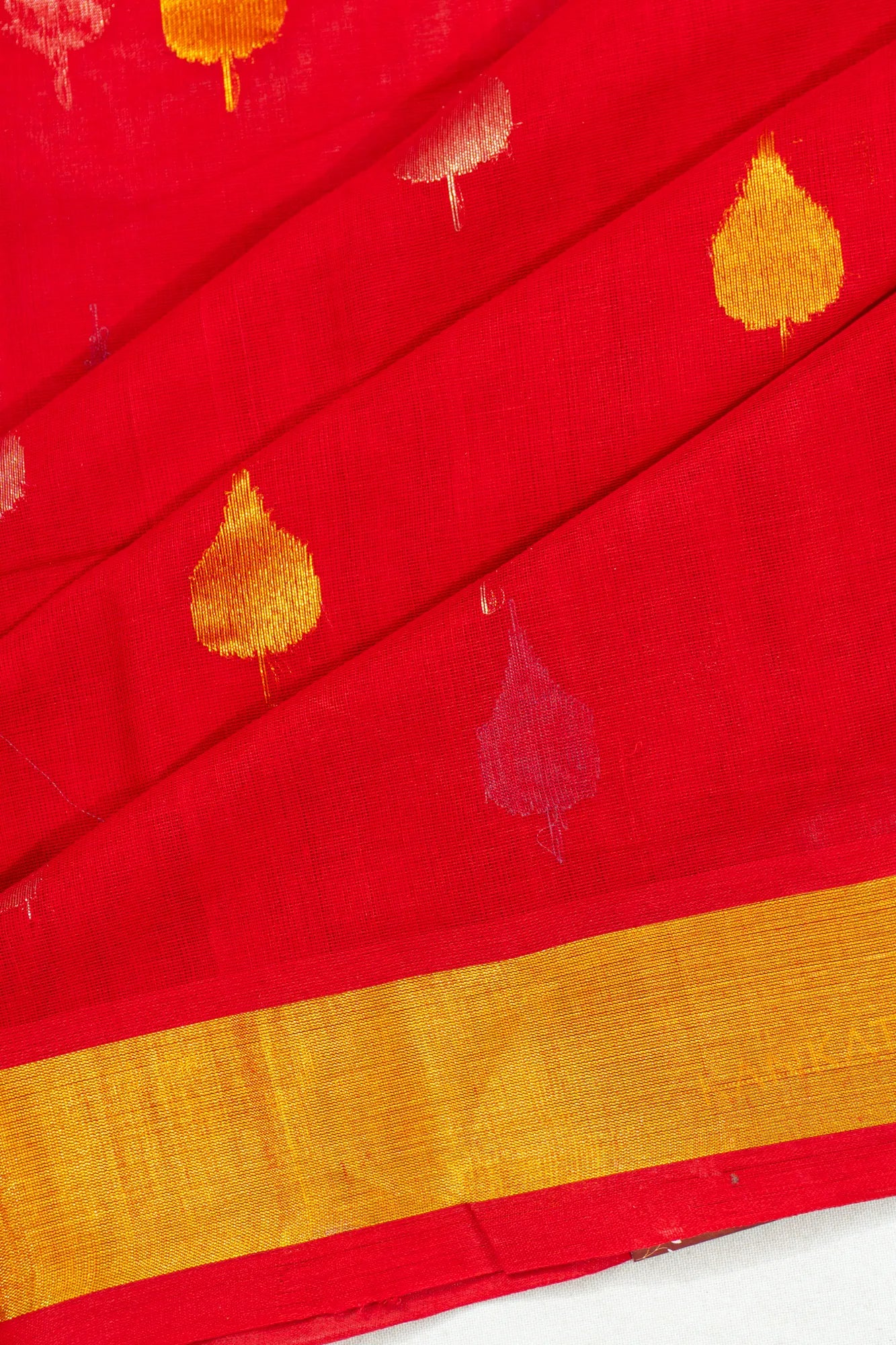 Venkatagiri Cotton Butta Rani Pink Saree With Jamdani Pallu