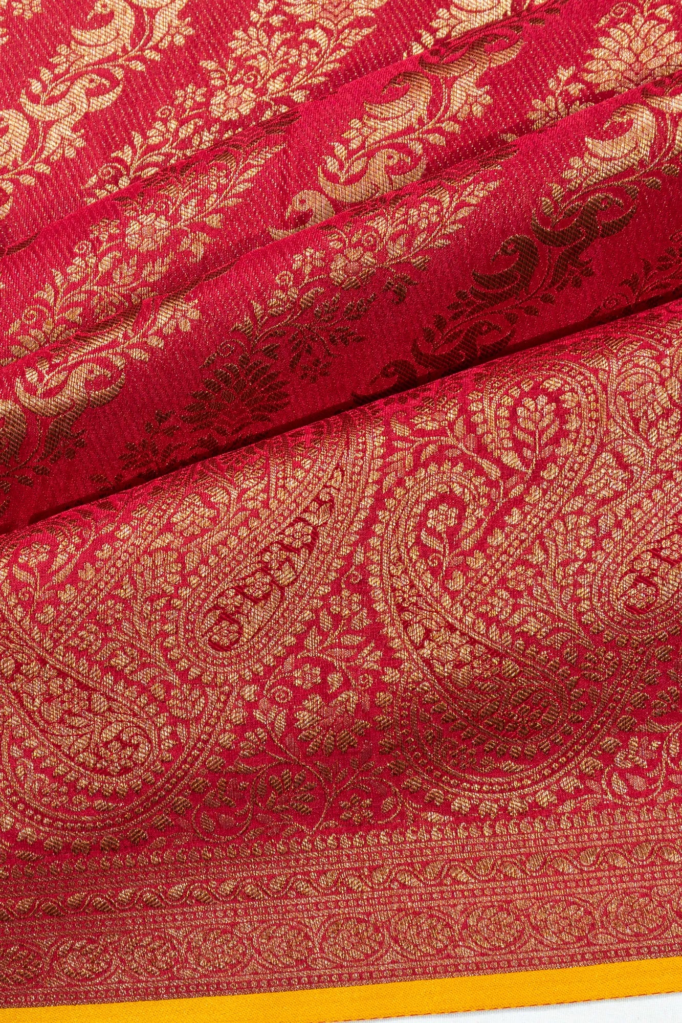 Binny Georgette Brocade Pink Saree