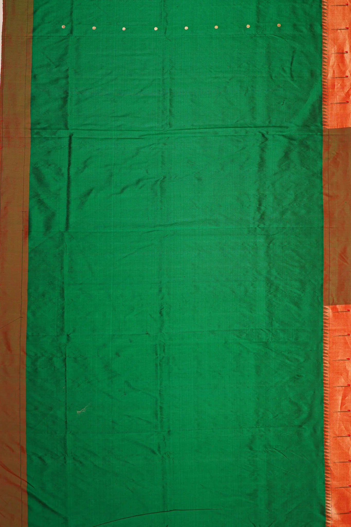 paithani-silk-butta-dark-green-saree-with-single-muniya-border-1215772048