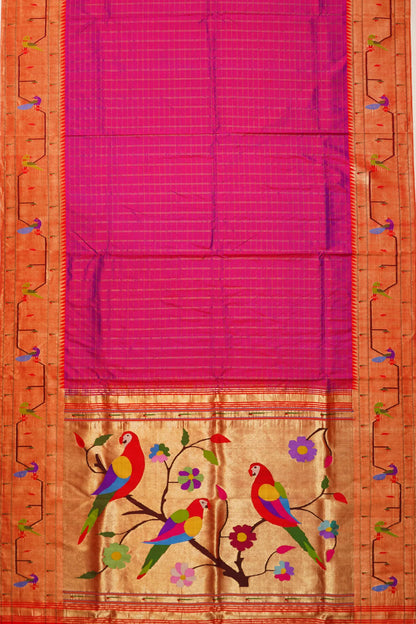 paithani-silk-checks-purple-saree-with-akruthi-border-1215772534