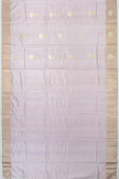 Chanderi Silk Butta Lilac Saree